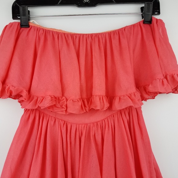 Albert Capraro Vintage 70's Ruffle Tiered Dress - Picture 2 of 8